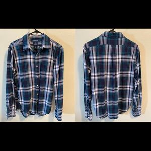 Men’s Plaid Button-down